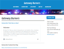 Tablet Screenshot of gatewayburners.org